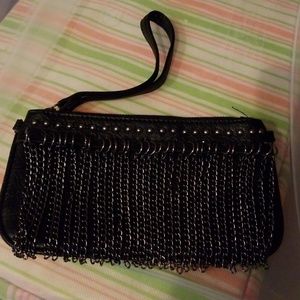 Black chain bag